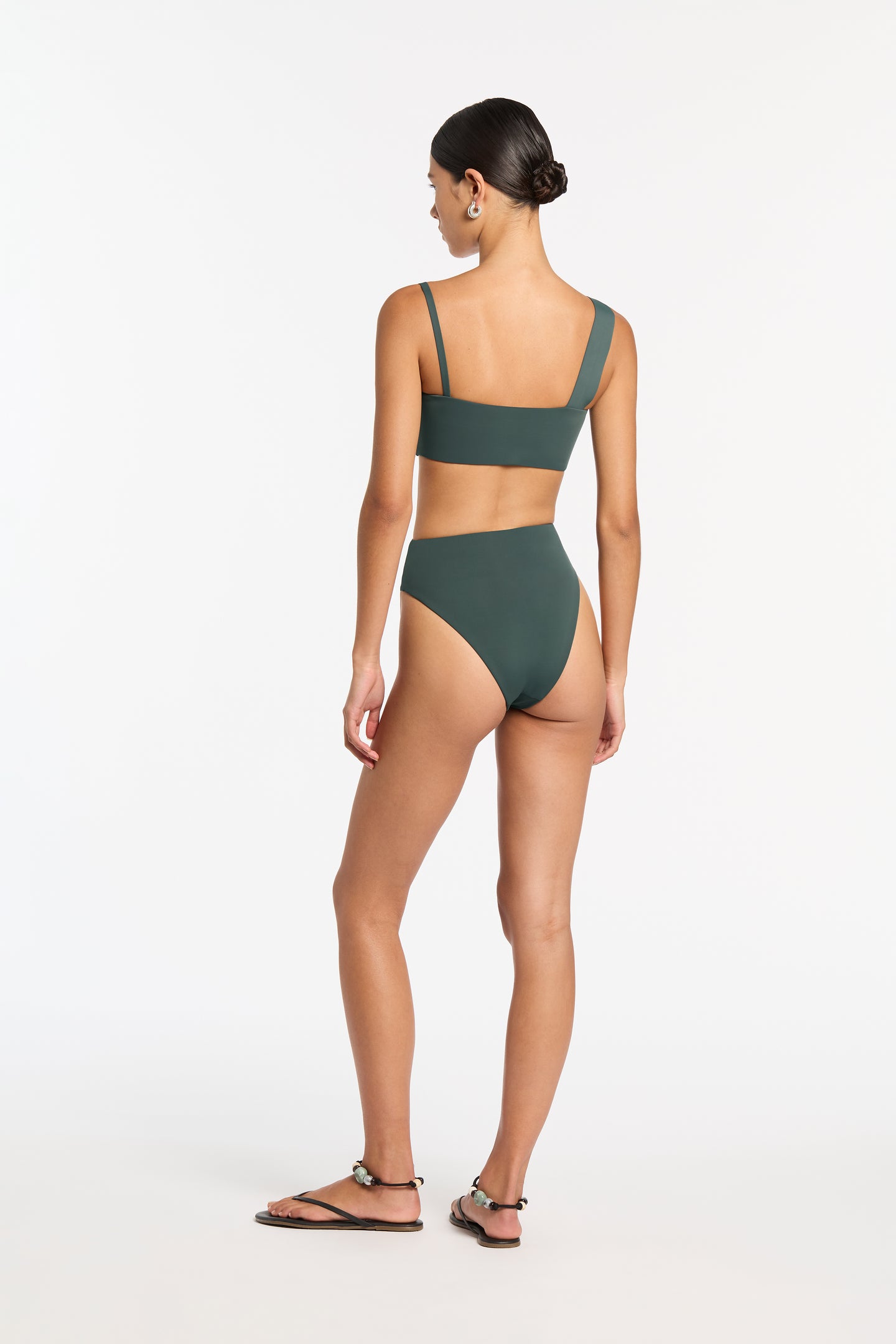 SIR the label Maxime Beaded Bandeau Petrol