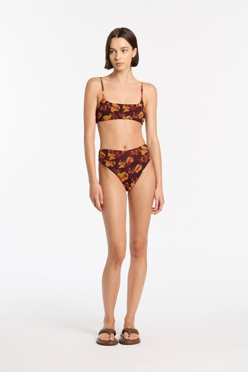 SIR the label Jacques Mesh High Cut Brief Expressionist