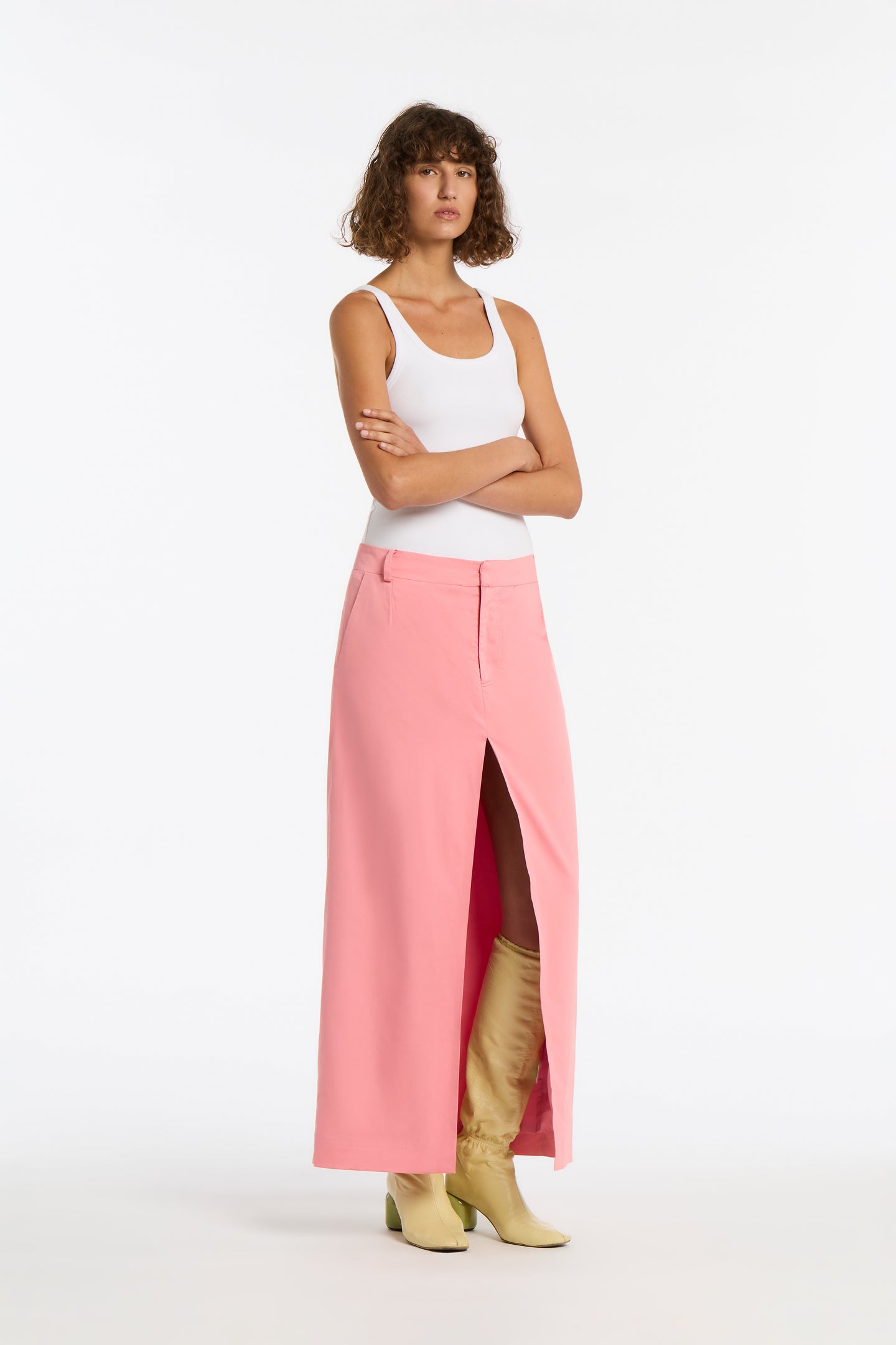 SIR the label Giacomo Split Skirt PINK