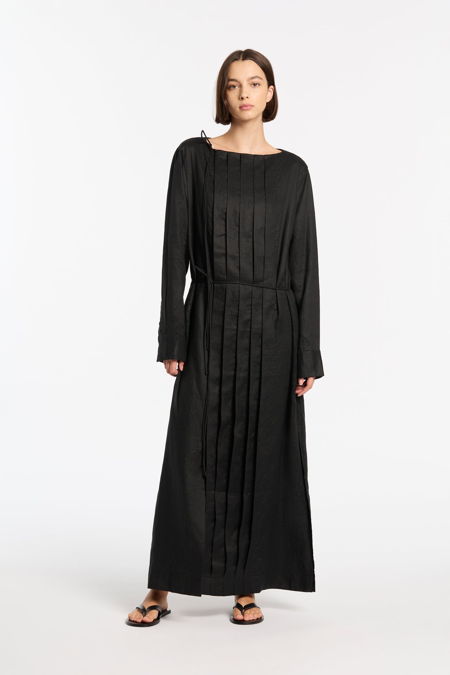 SIR the label Amar Long Sleeve Dress BLACK