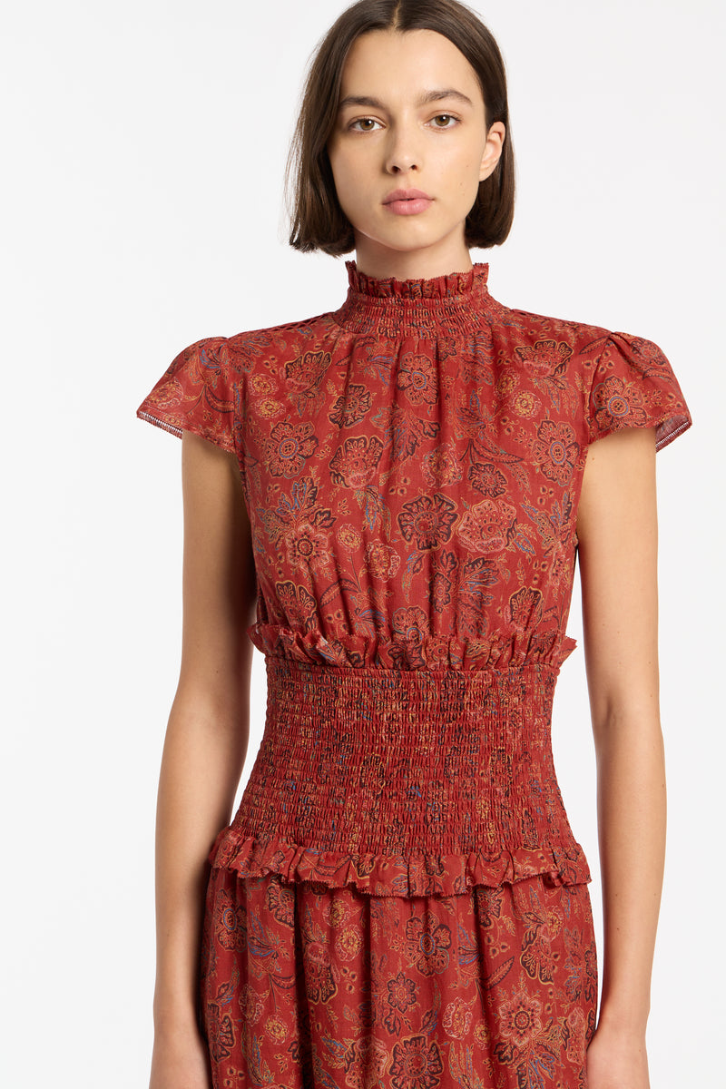 SIR the label Allegra Gown IDALIA FLORAL PRINT