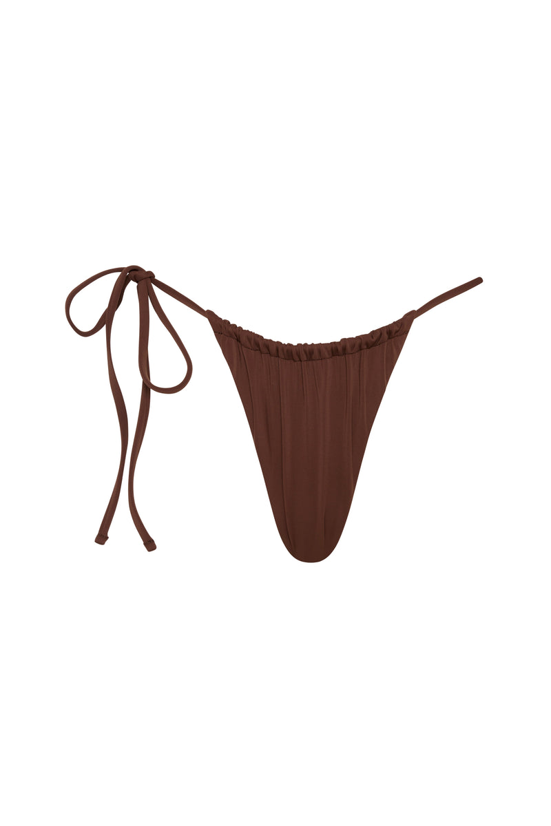 SIR the label Jeanne String Brief CHOCOLATE