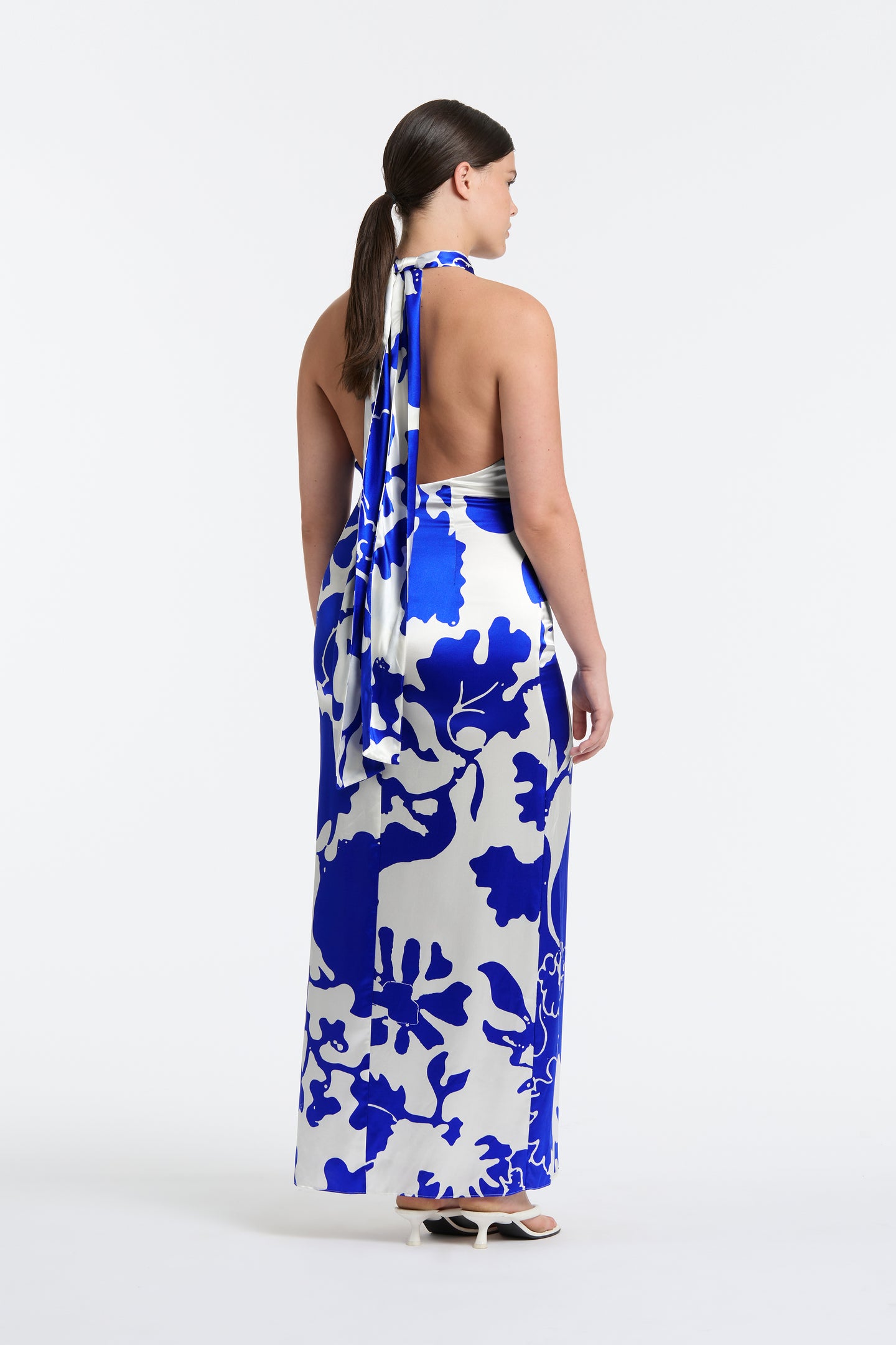 SIR the label Esme Halter Dress MERCE ABSTRACT PRINT