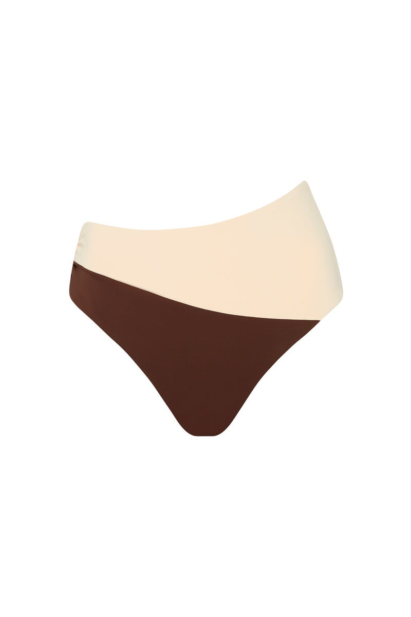 SIR the label Jeanne Asymmetrical Brief BUTTER / CHOCOLATE