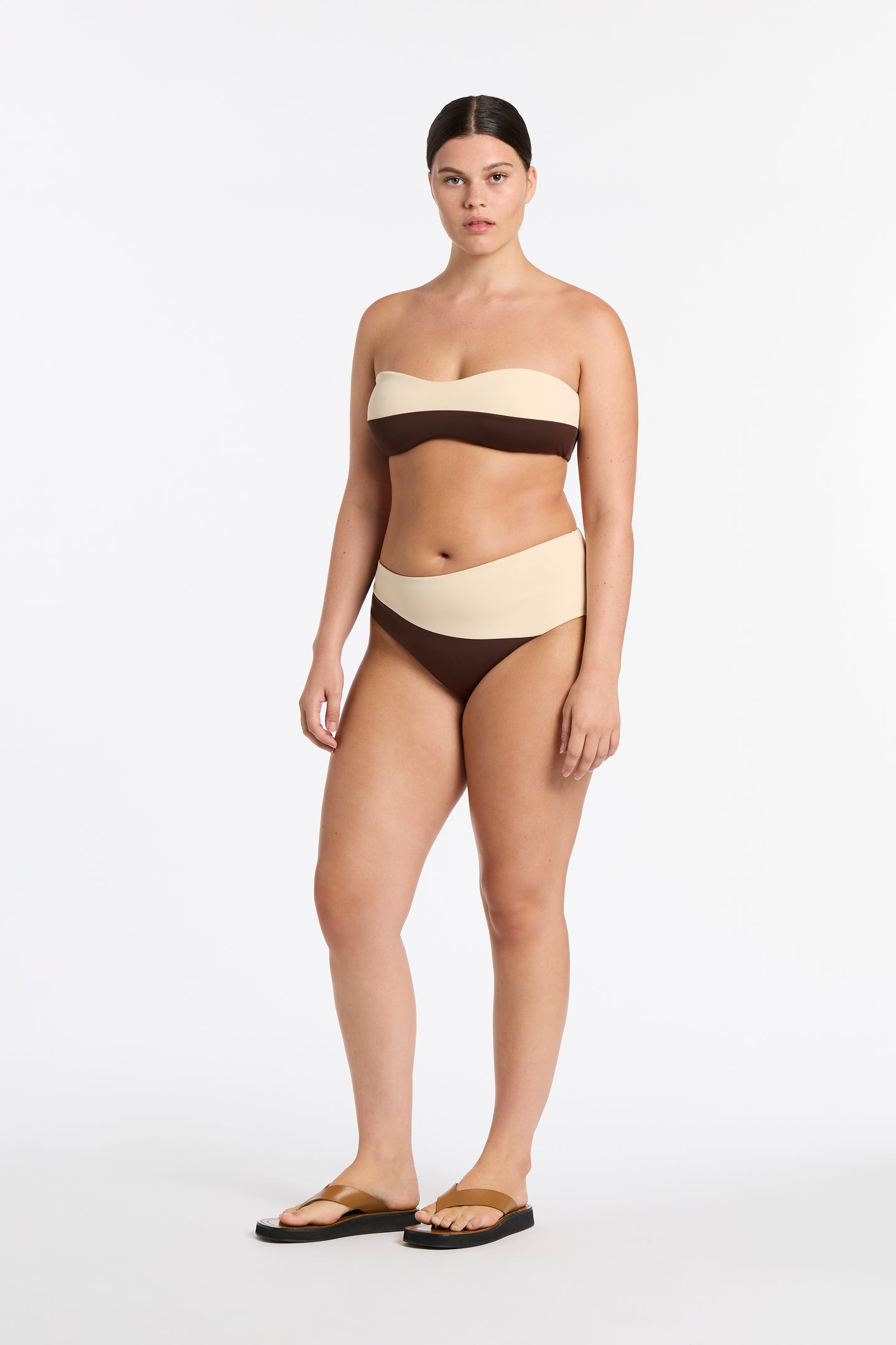 SIR the label Jeanne Bandeau BUTTER / CHOCOLATE