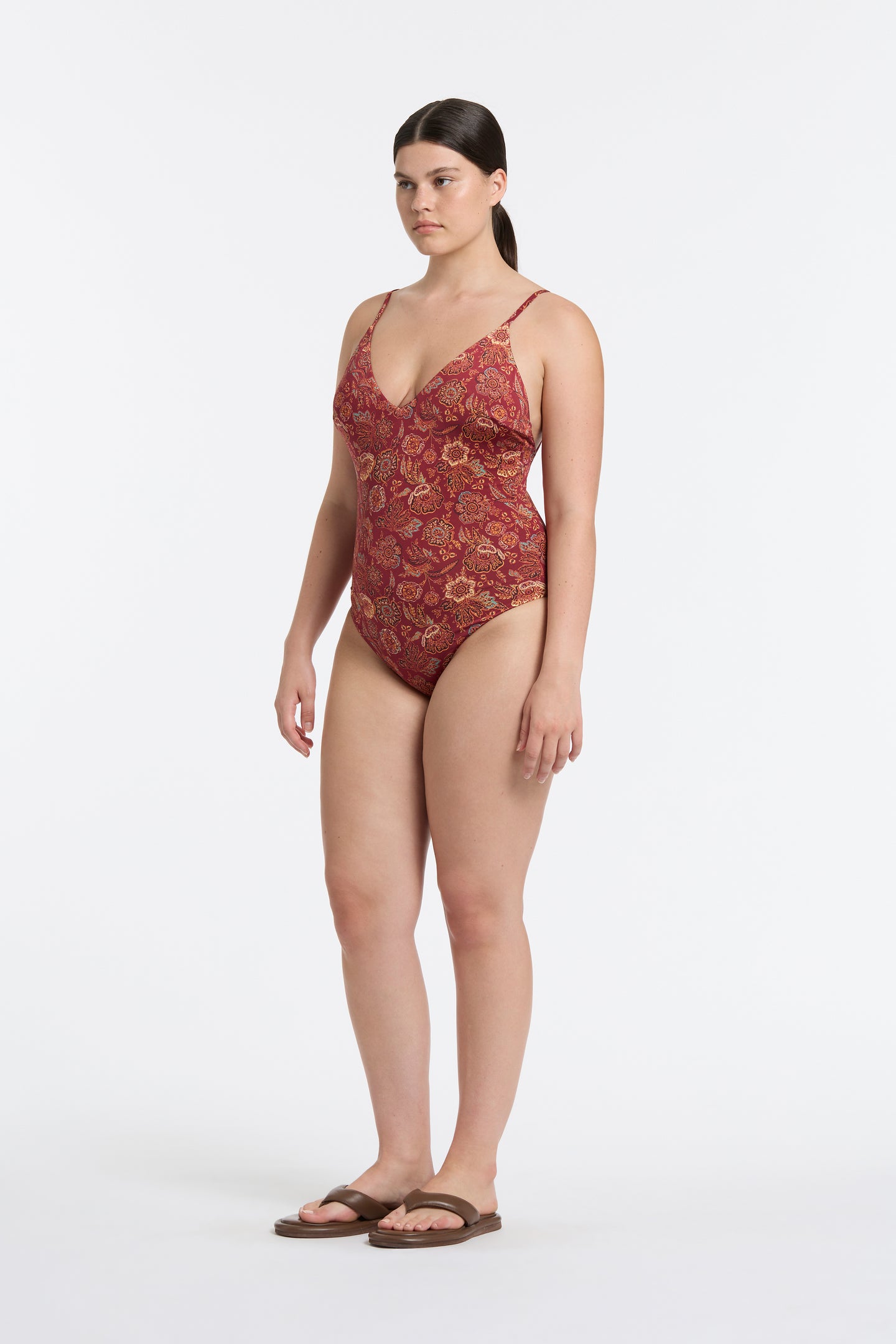 SIR the label Idalia V Neck One Piece IDALIA FLORAL PRINT
