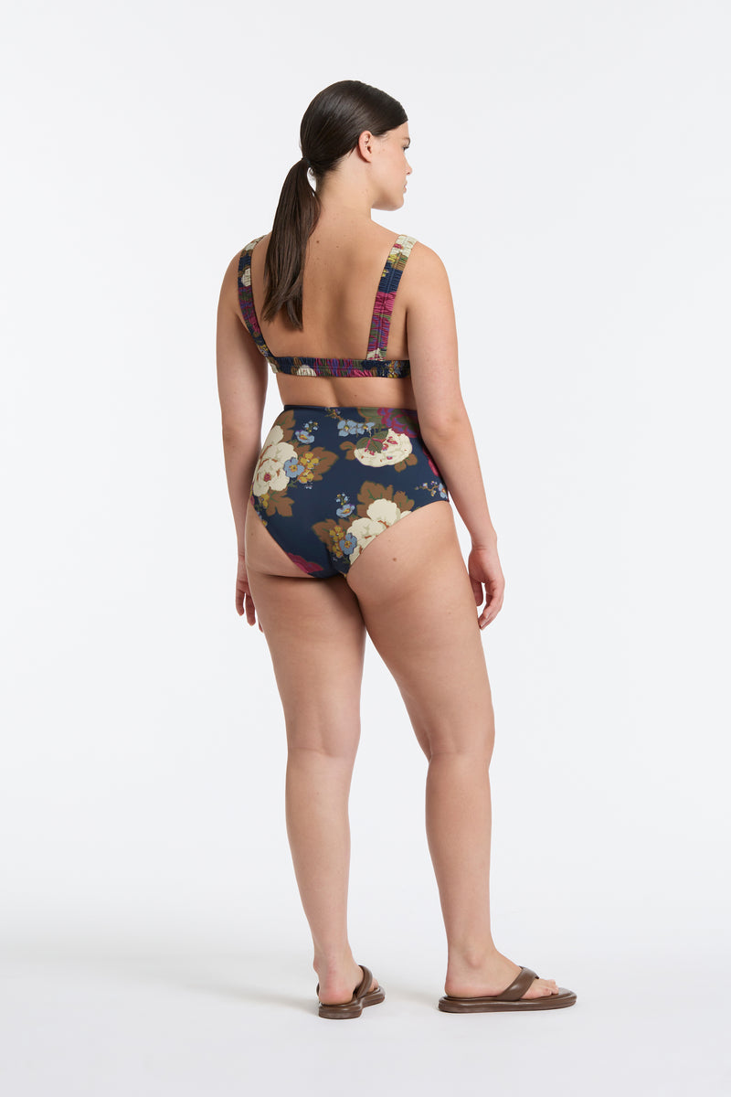 SIR the label Garcia Gathered Tri Top GARCIA FLORAL PRINT