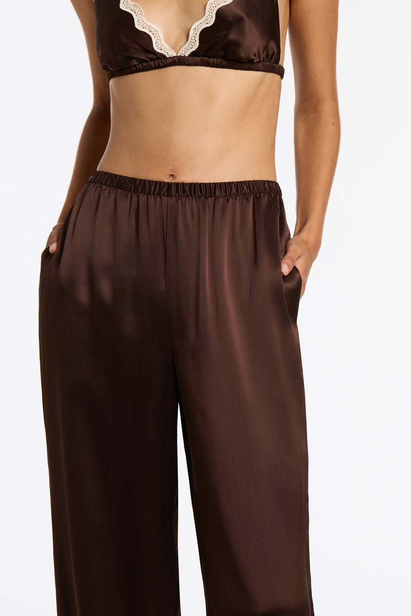 SIR the label Selita Pant CHOCOLATE