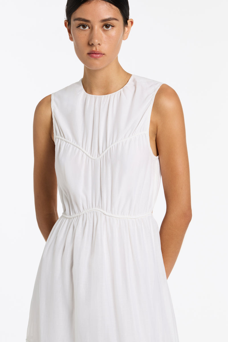 SIR the label Emme Tiered Dress IVORY
