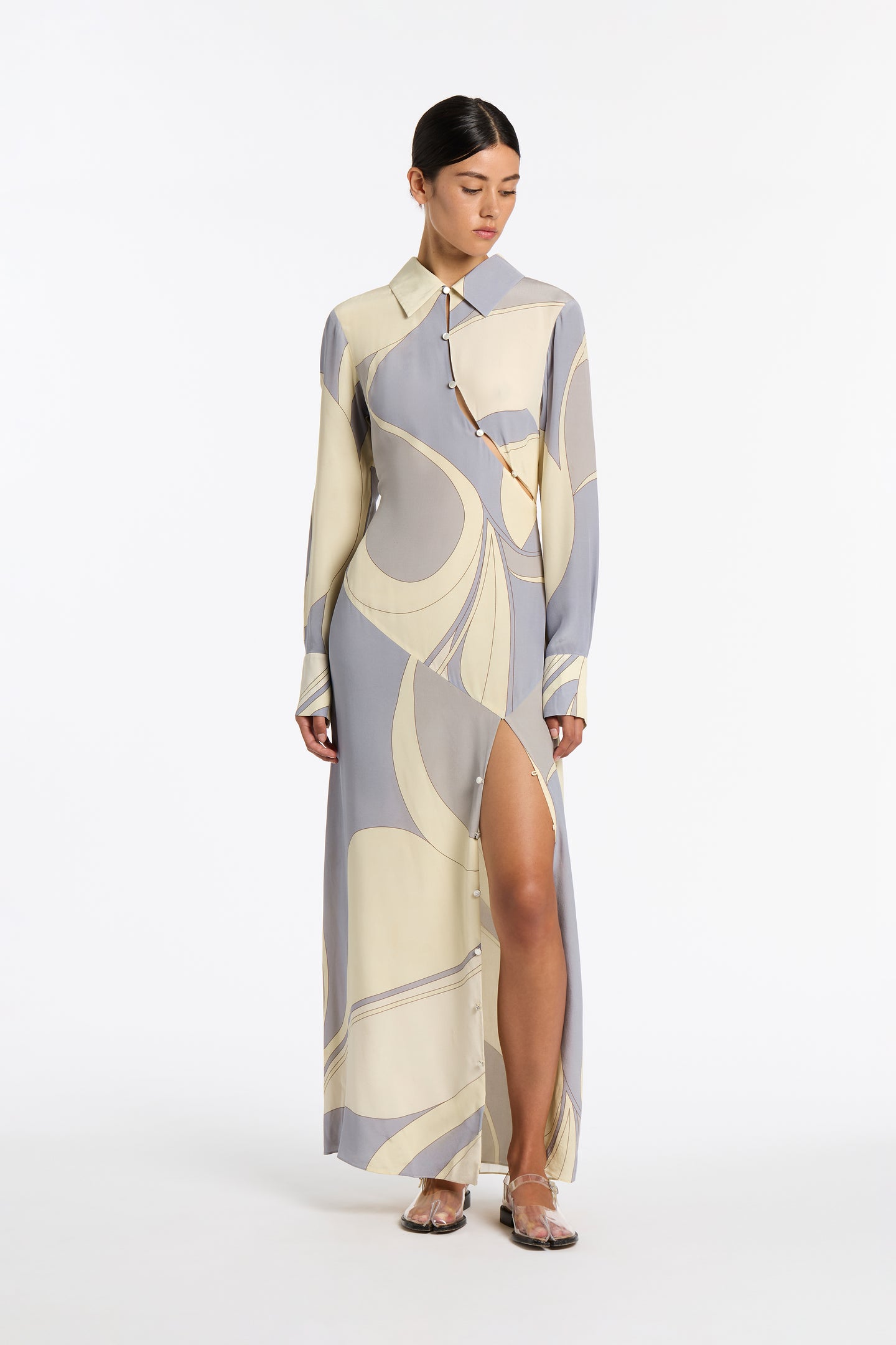 SIR the label Adrianna Shirt Dress CESCO PRINT