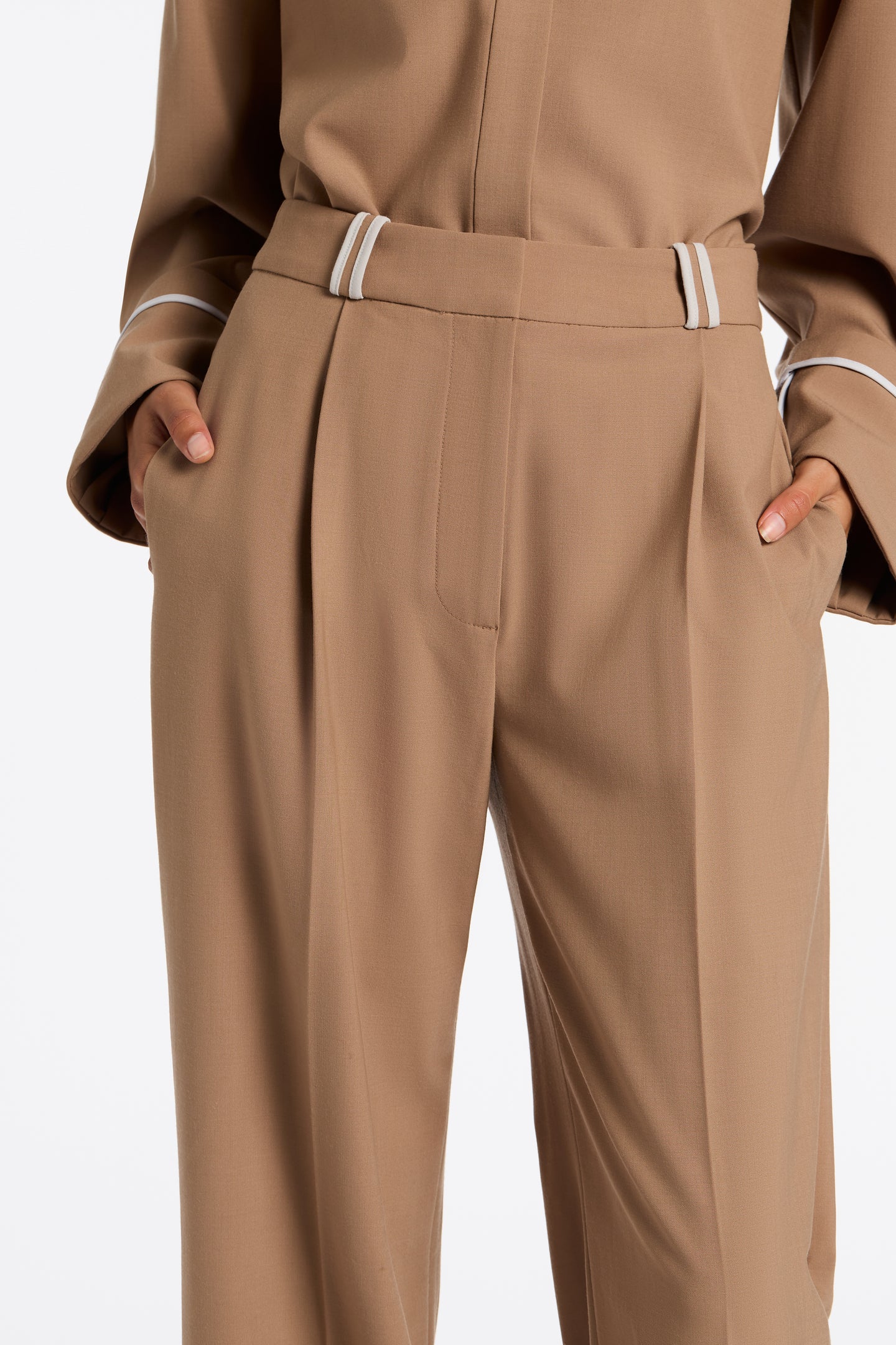 SIR the label Leni Cuff Trouser TAN