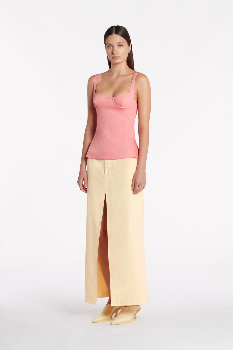 SIR the label Giacomo Split Skirt BUTTER
